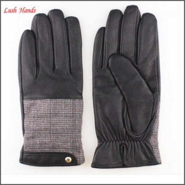 Men&#39;s Fashion High Design Soft Sheepskin Leather Gloves #1 image