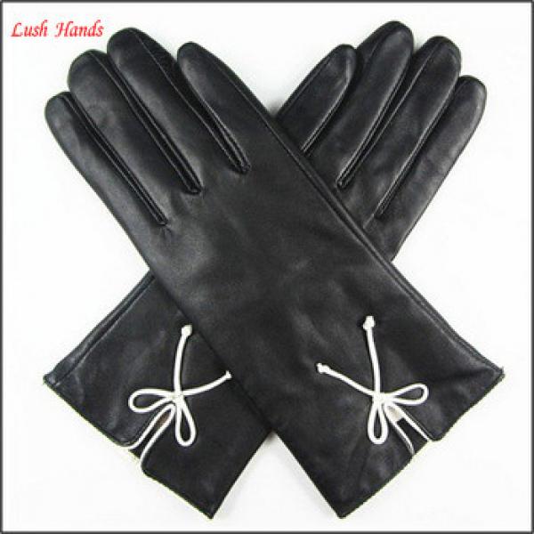 wholesale ladies fashion sheepskin leather gloves factory from china #1 image