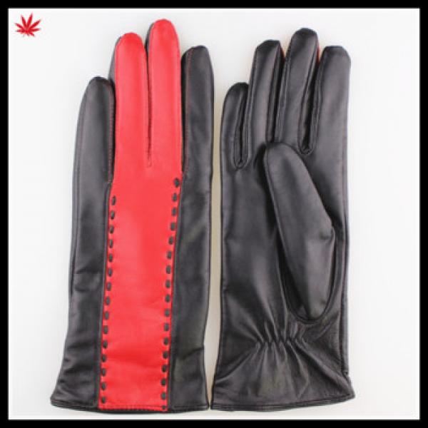 women new style fashion design leather glove in Europe #1 image