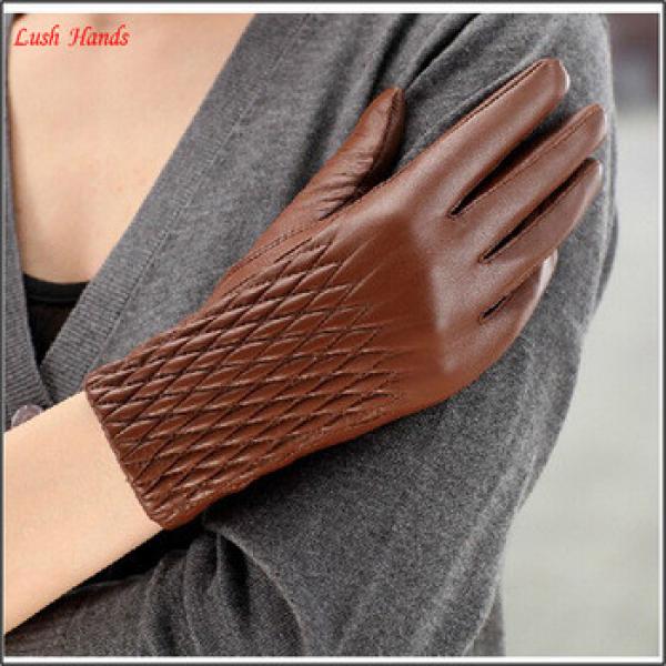 Sexy women leather hand gloves winter #1 image