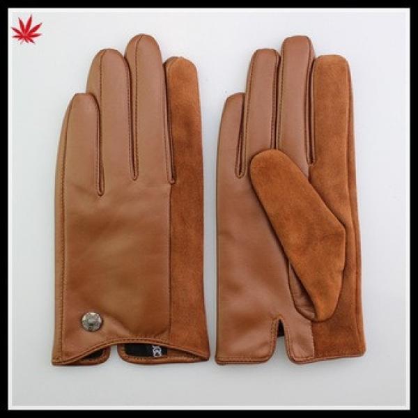 wholesale winter wearing short fashion leather glove women #1 image