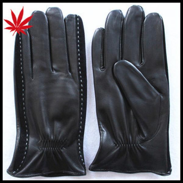 Leather winter gloves personalized for men #1 image