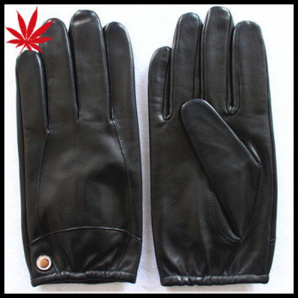 Men&#39;s nude leather gloves simple style in europe #1 image